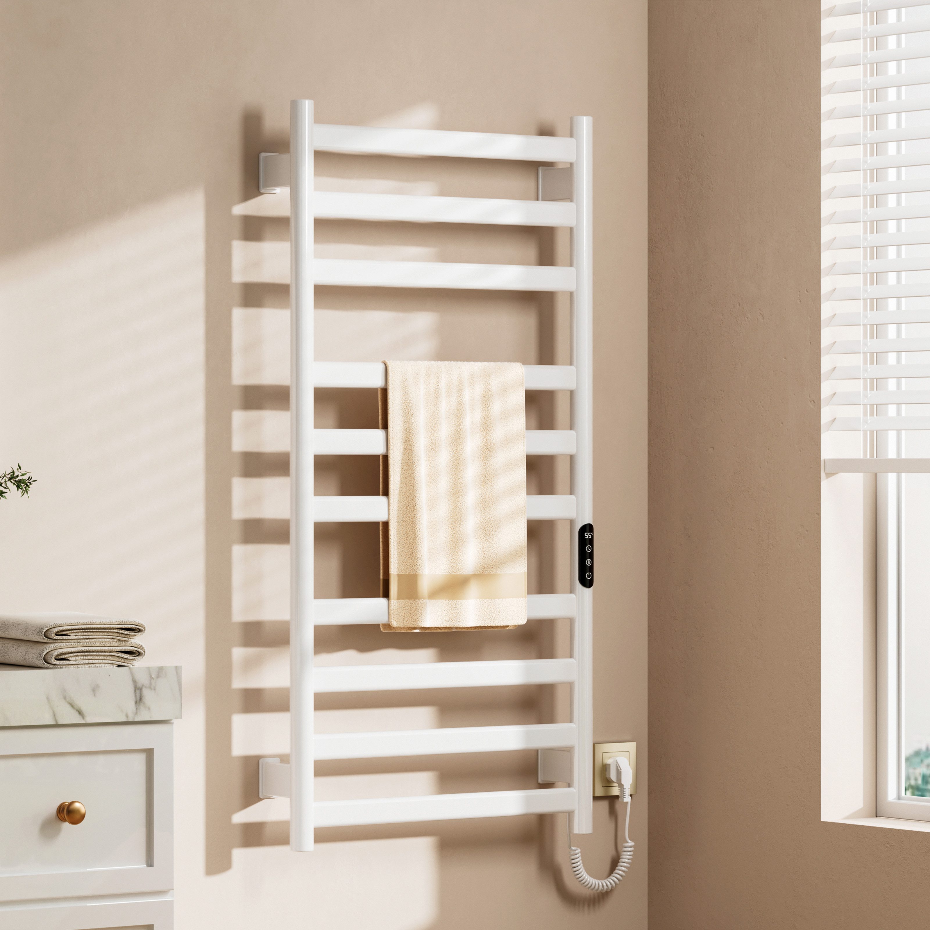 Oihpaw Elektrischer Badheizkörper Electric Towel Radiator günstig online kaufen