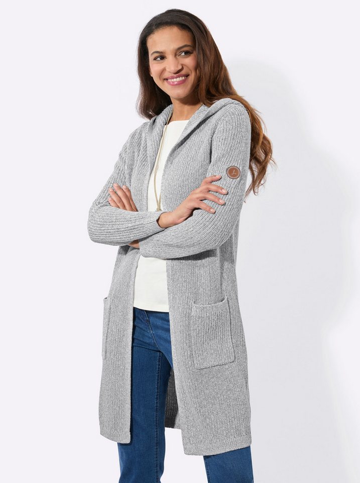 Witt Strickjacke Strickmantel Langarm Ripp