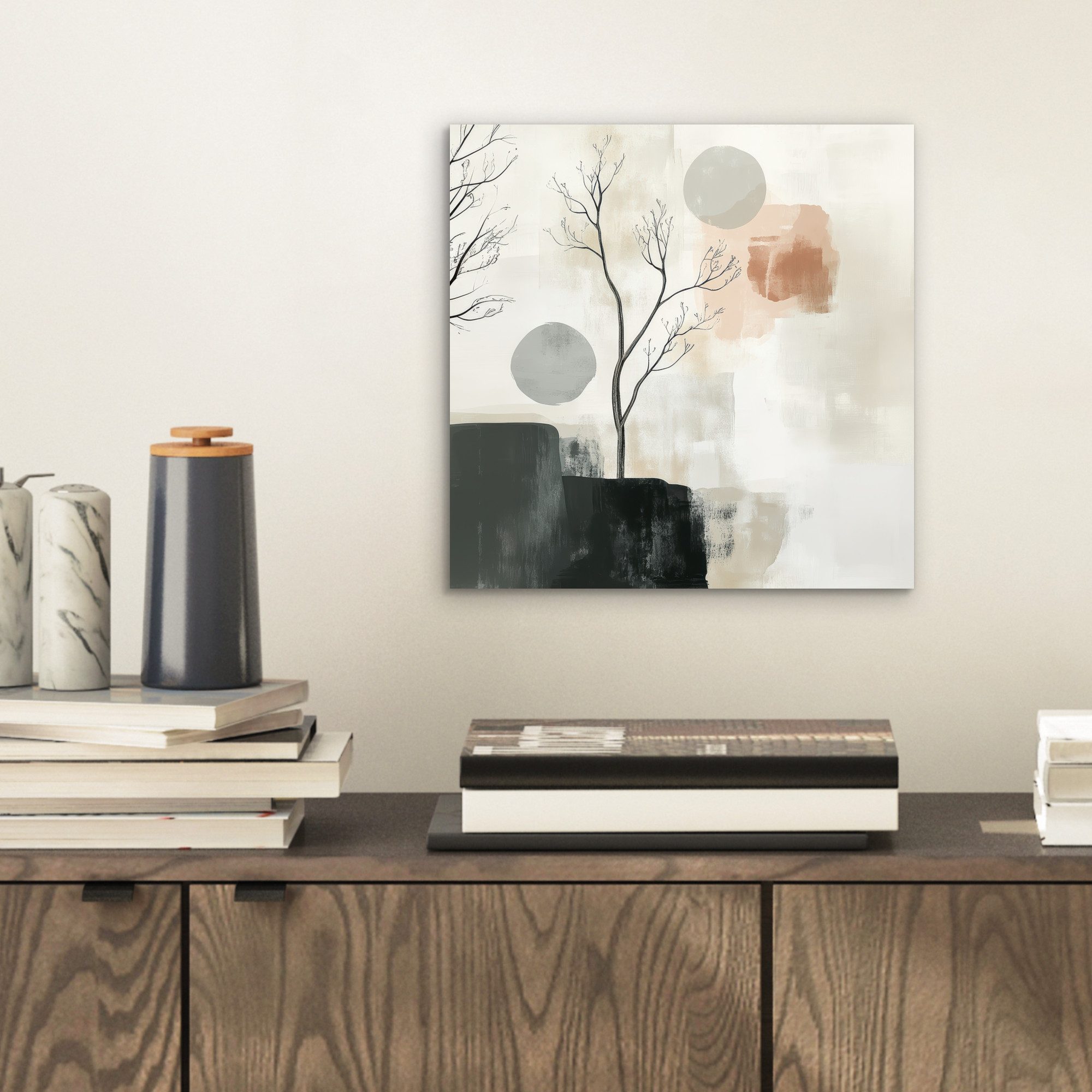 MuchoWow Metallbild Wabi sabi - Beige günstig online kaufen