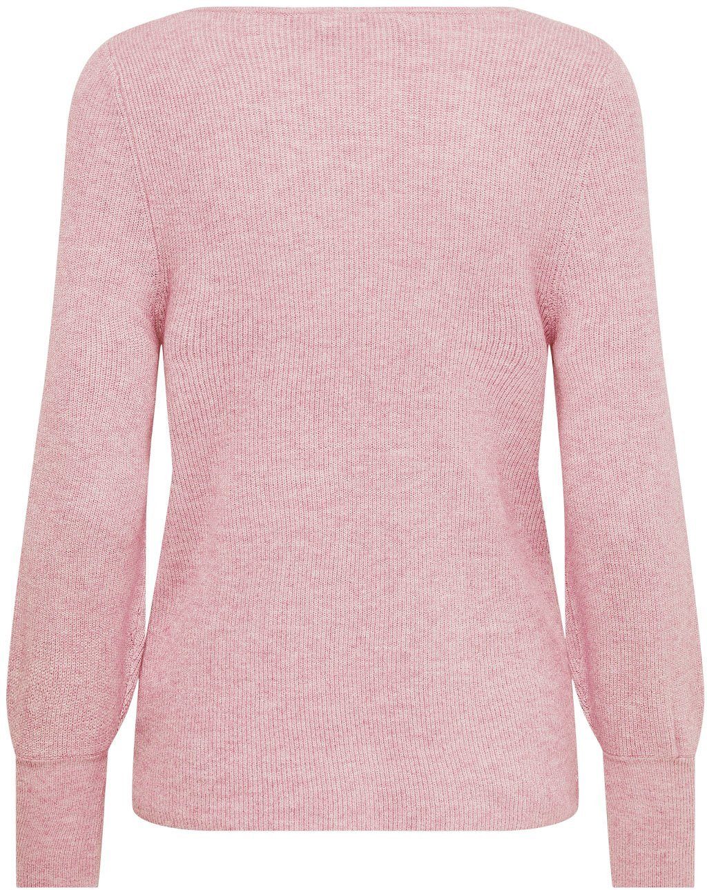 CUFF Pink V-Ausschnitt-Pullover Light ONLATIA KNT L/S ONLY V-NECK