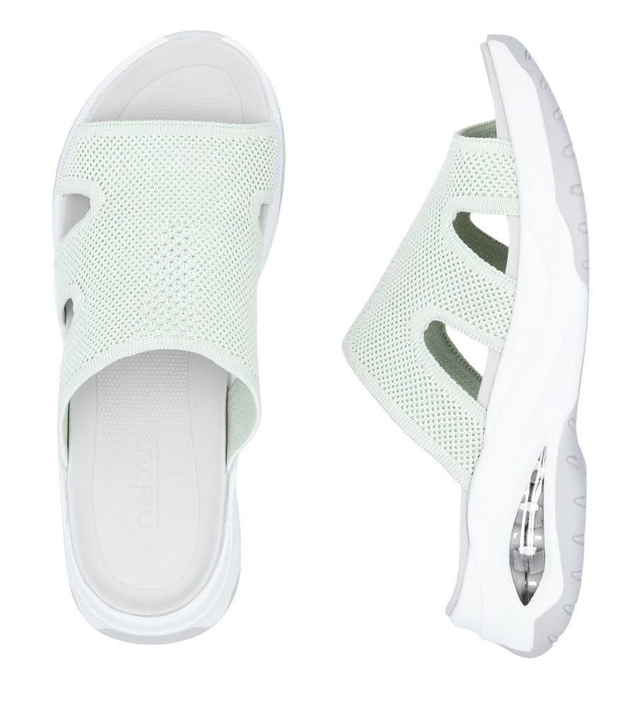 Rieker W3150 hellgrün/weiss Damen Sandale günstig online kaufen