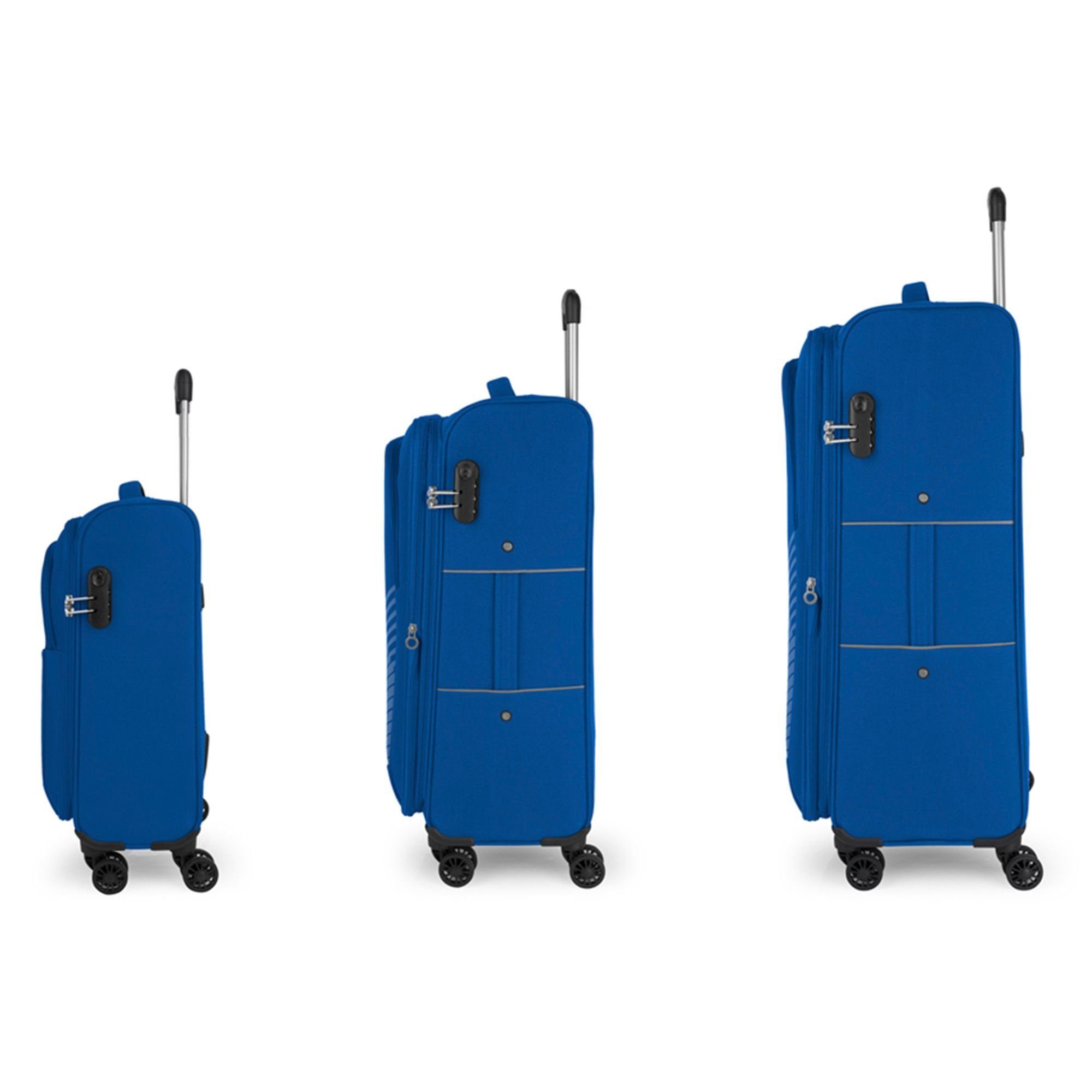 Gabol Weichgepäck-Trolley Juego, Rollen, azul 4 Polyester