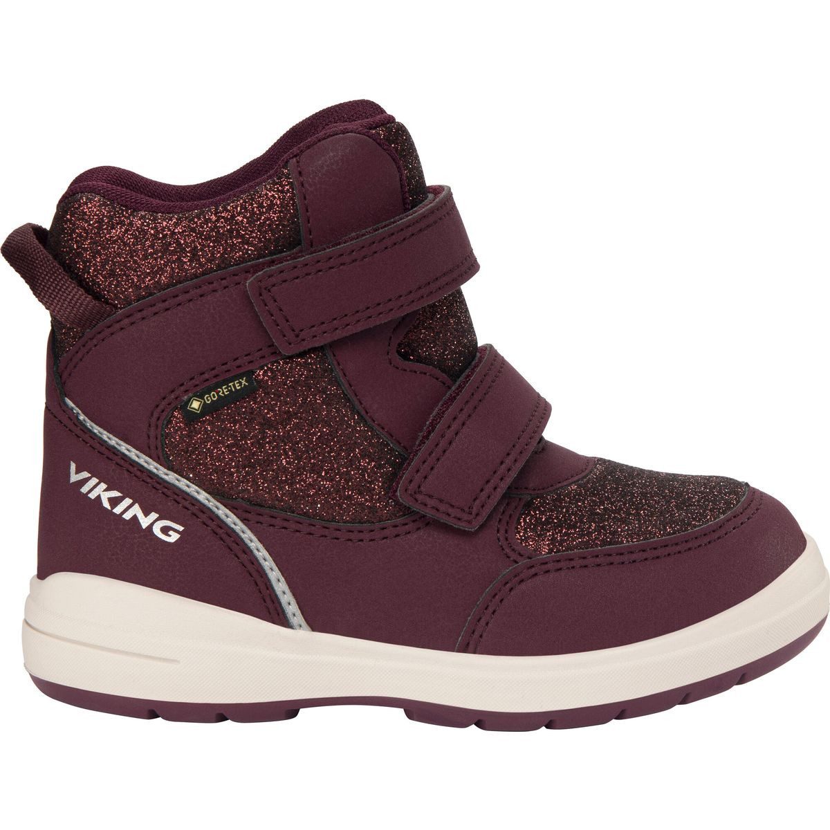 Viking Fun Glitter Warm GTX 2V Winterstiefel Bequeme, wasserdichte Kinderschuhe mit funkelndem Design und