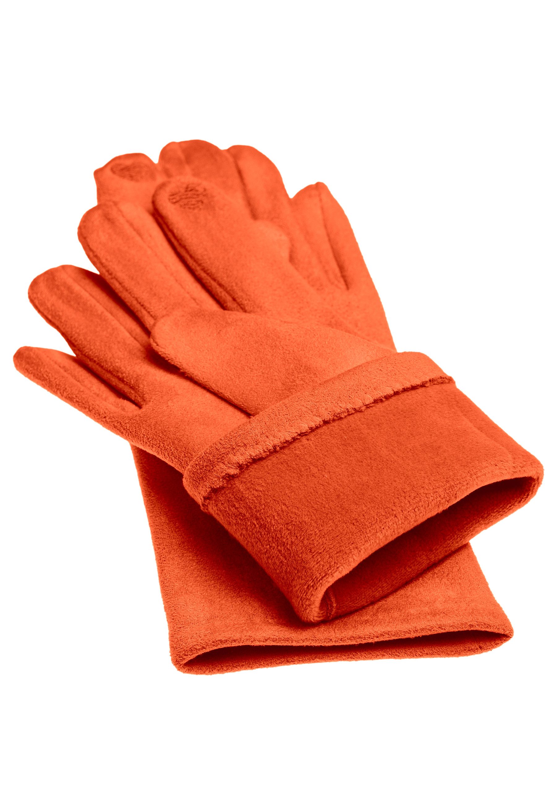 Caspar Strickhandschuhe GLV013 klassisch elegante uni Damen Winter Handschuhe