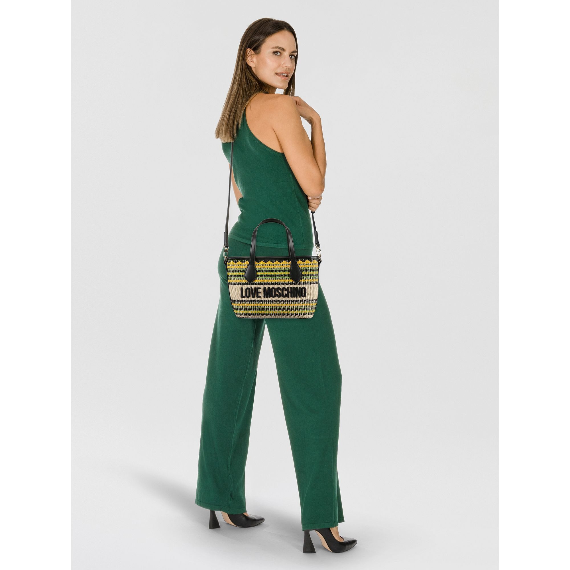LOVE MOSCHINO Henkeltasche Sunset Stripes, Polypropylen