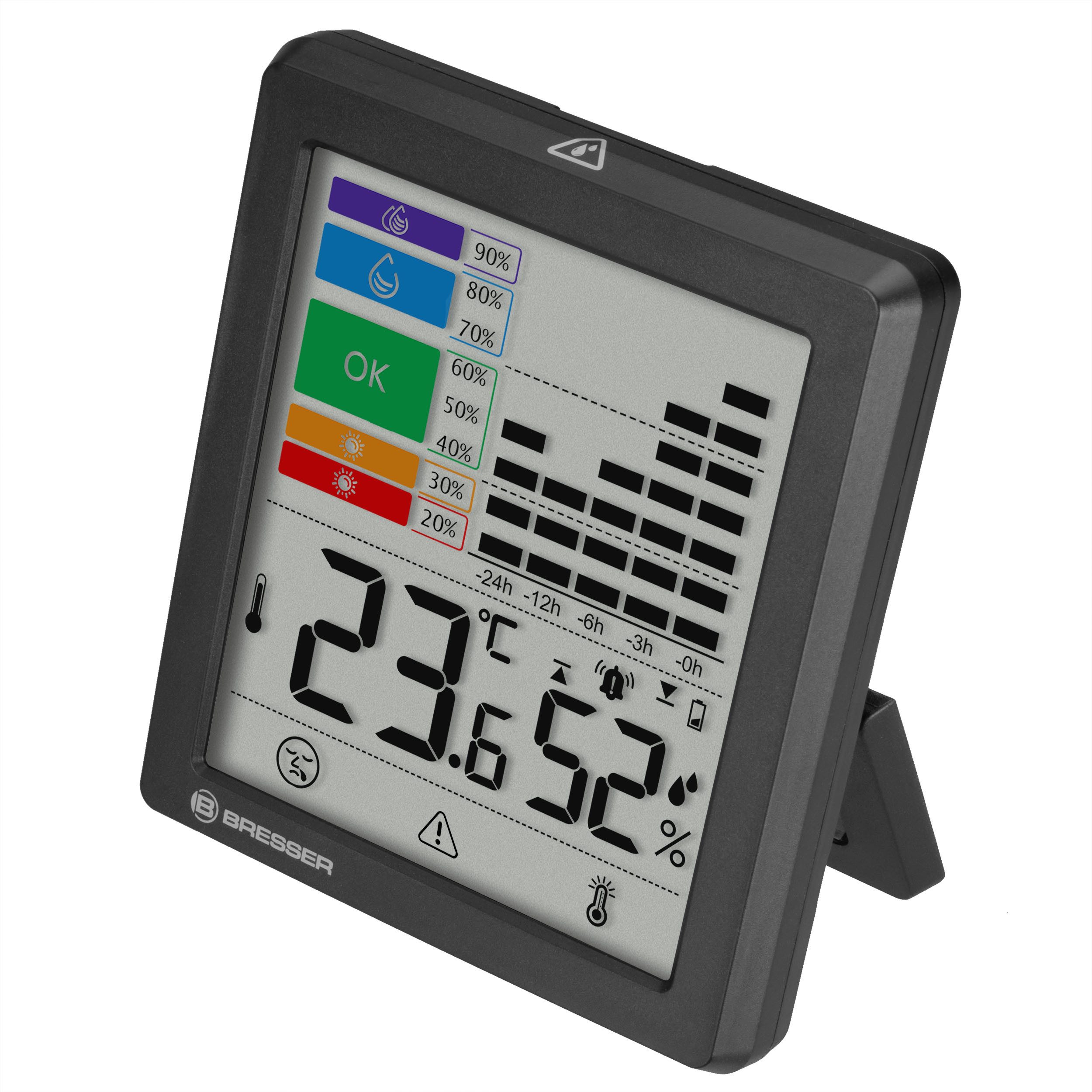 Thumbnail - BRESSER Raumluft-Qualitätssensor BRESSER Thermo-Hygrometer mit Schimmelalarm