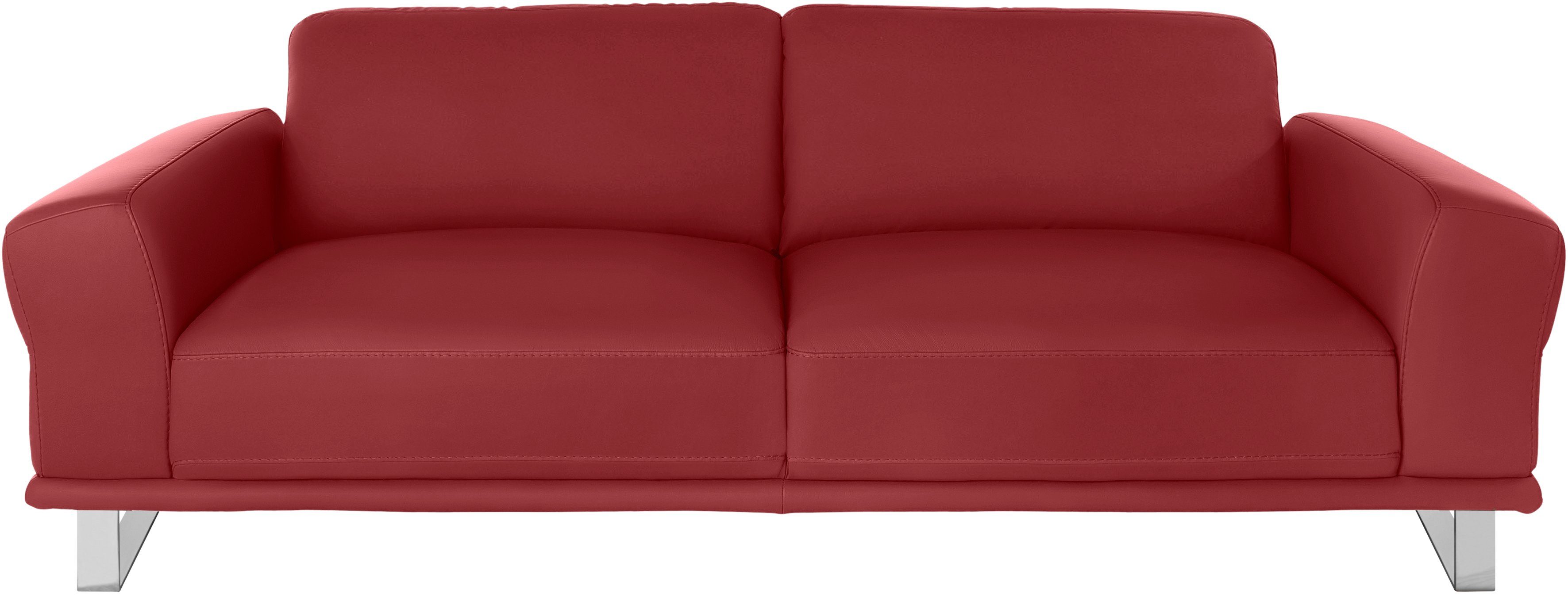 2,5-Sitzer mit Breite in montanaa, glänzend, Chrom 232 cm Metallkufen W.SCHILLIG