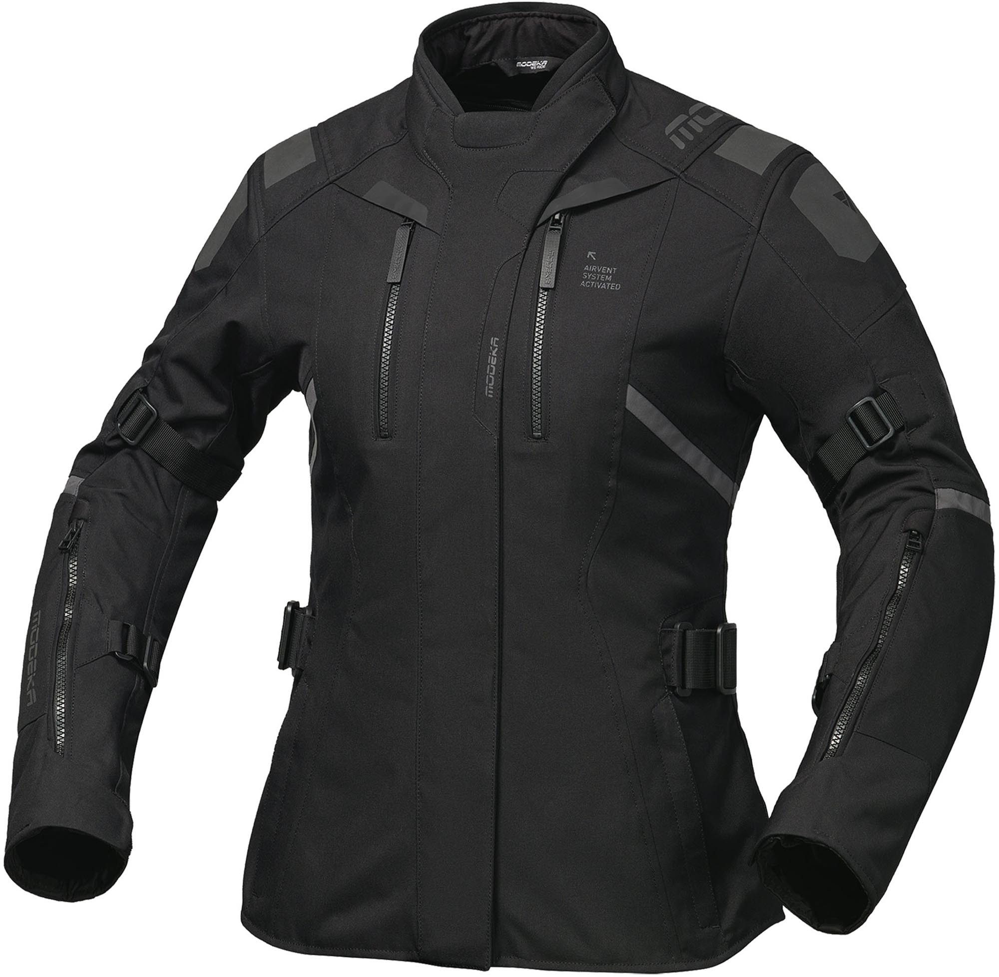 Modeka Motorradjacke Striker III Damen Motorrad Textiljacke Airbag vorbereitet,Ellenbogenprotektoren enthalten,herausnehmbare