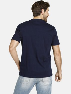 Jan Vanderstorm T-Shirt KRISTER Baumwollshirt, Serafinokragen