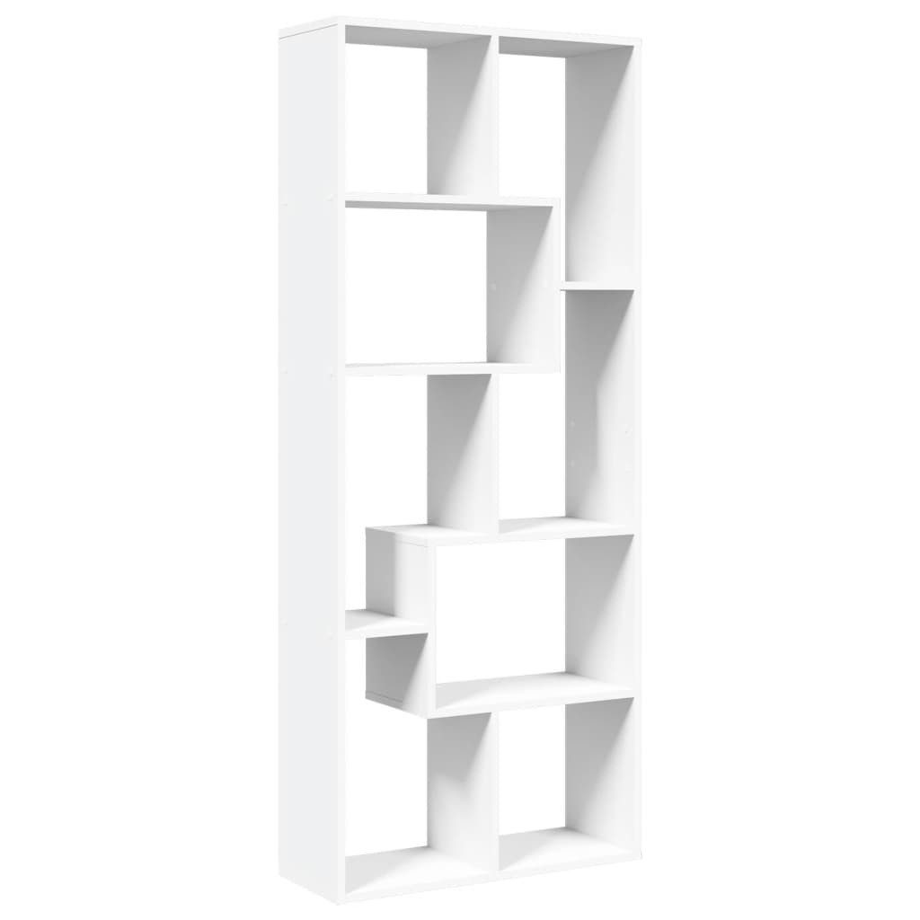 vidaXL Bücherregal Raumteiler-Bücherregal Weiß 67x25x161,5 cm günstig online kaufen