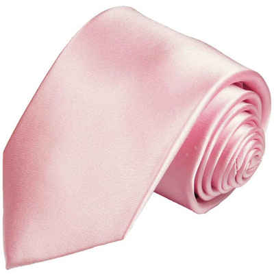 Paul Malone Krawatte für Herren Uni Krawatte rosa