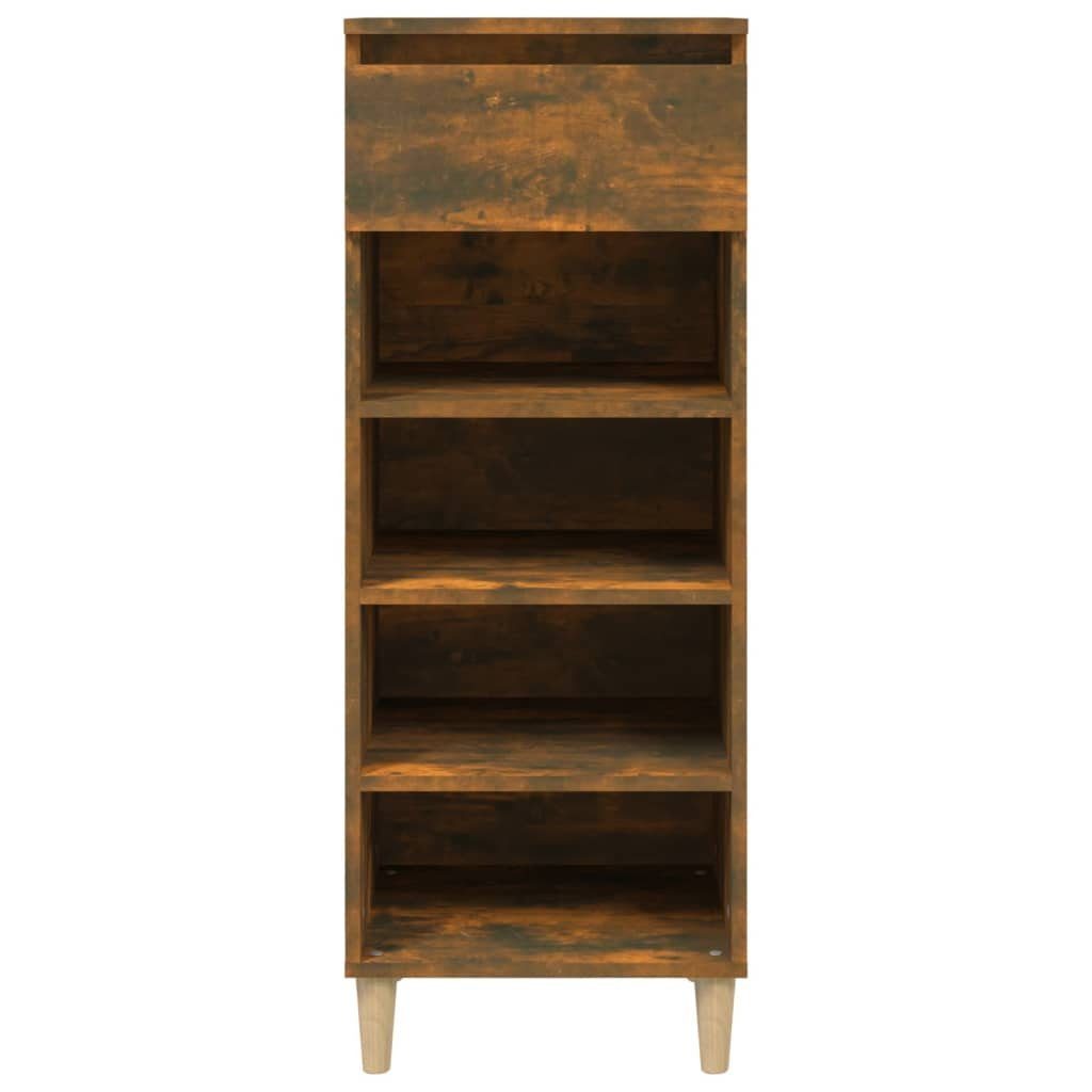 vidaXL Schuhschrank NA Schuhschrank Räuchereiche 40x36x105 cm Spanplatte