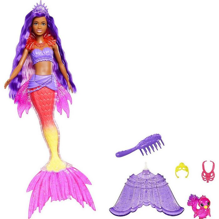 Mattel® Anziehpuppe Barbie "Meerjungfrauen Power" Brooklyn Puppe (lila