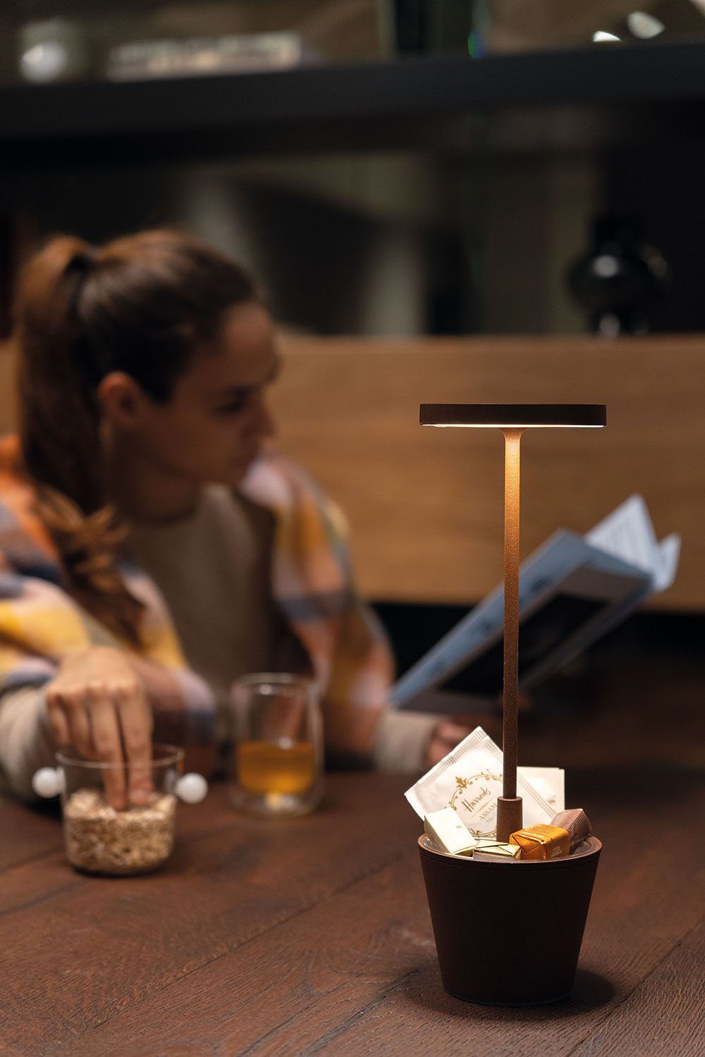 Zafferano LED Tischleuchte Reverso Pro, LED fest integriert, 2200K, 3000K, 2700K