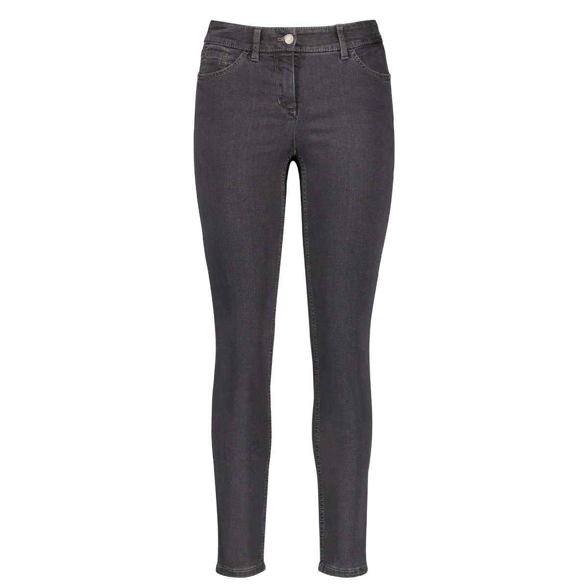 GERRY WEBER 5-Pocket-Jeans Best4ME Perfect Fit Organic Cotton (92150-67950) von Gerry Weber dark grey (13200)