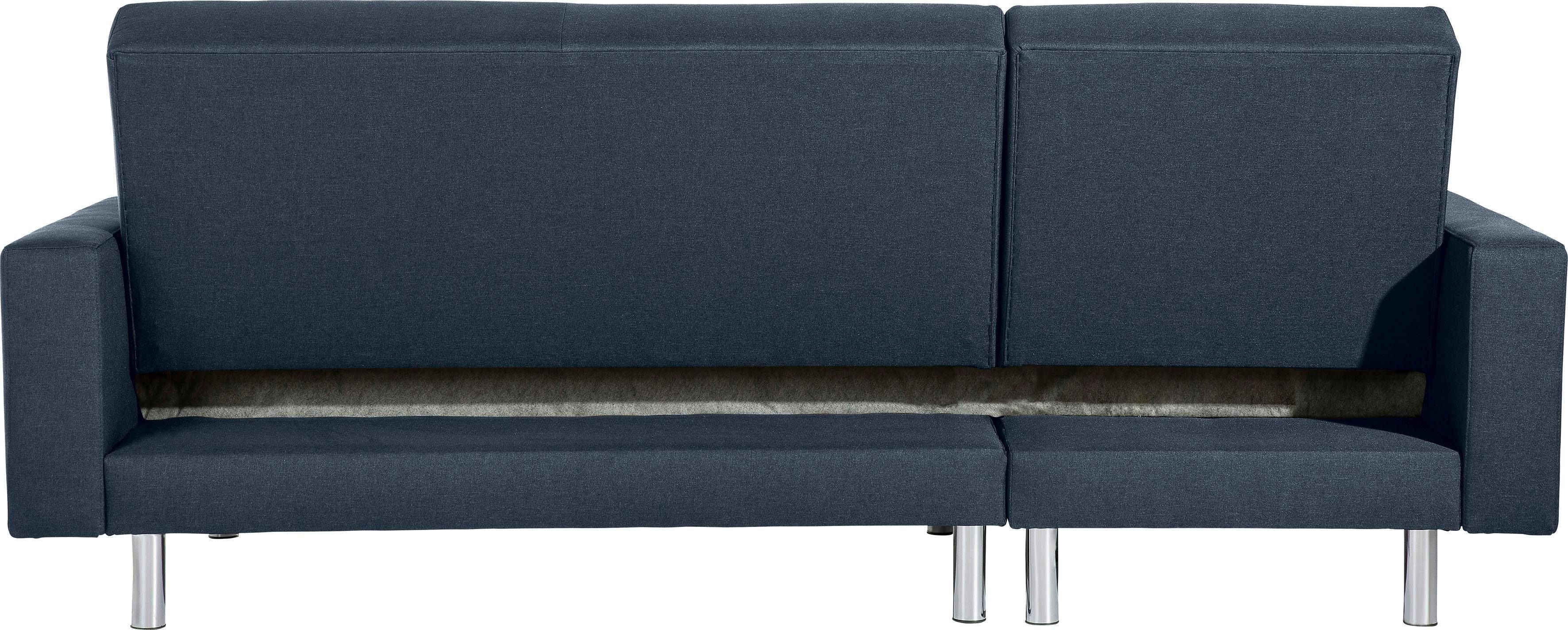 Schlafsofa Stauraumhocker mit inklusive Max Fresh, Just Rückenverstellung, Winzer®