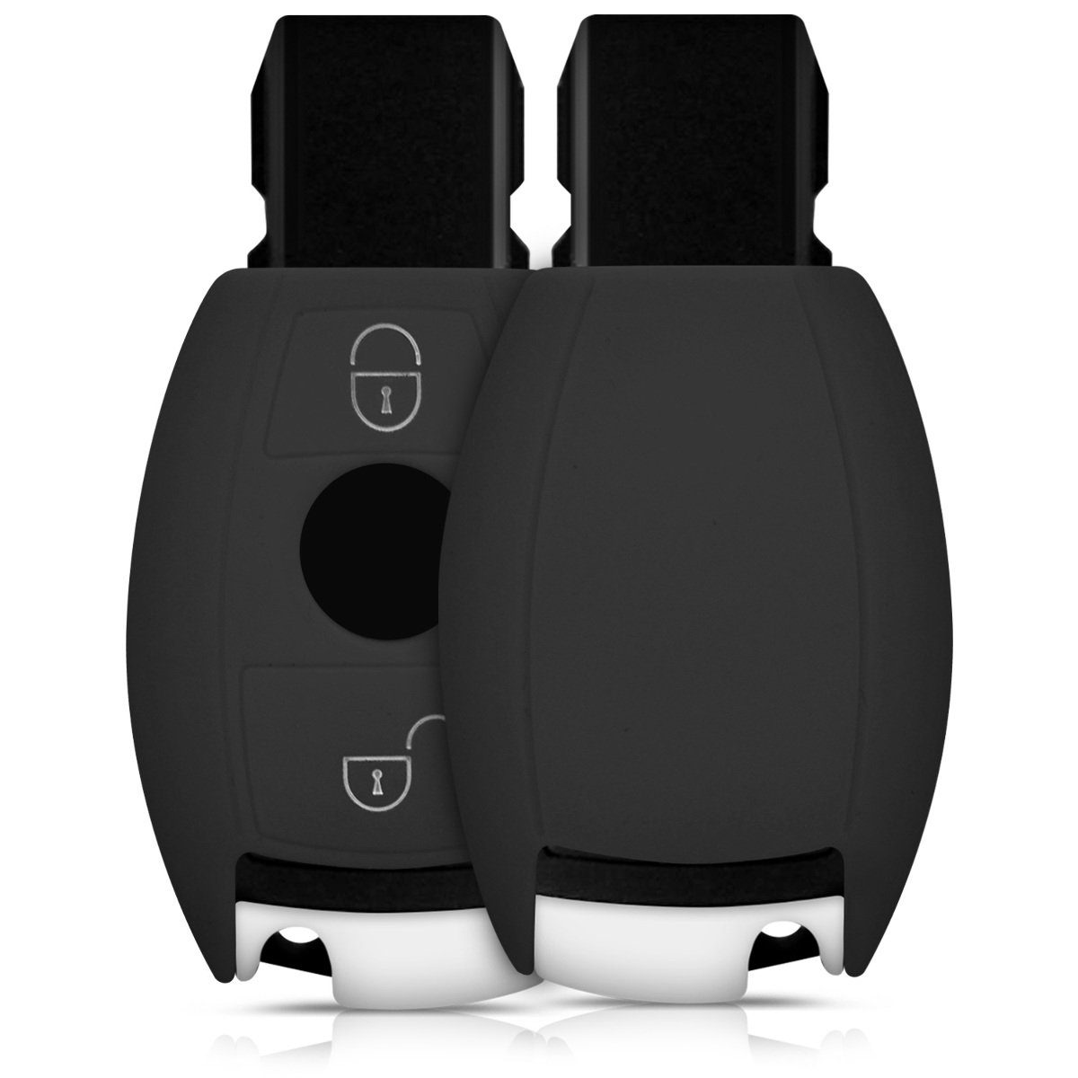 kwmobile Schlüsseltasche Autoschlüssel Silikon Hülle für Mercedes Benz (1-tlg), Schlüsselhülle Schlüssel Case Cover