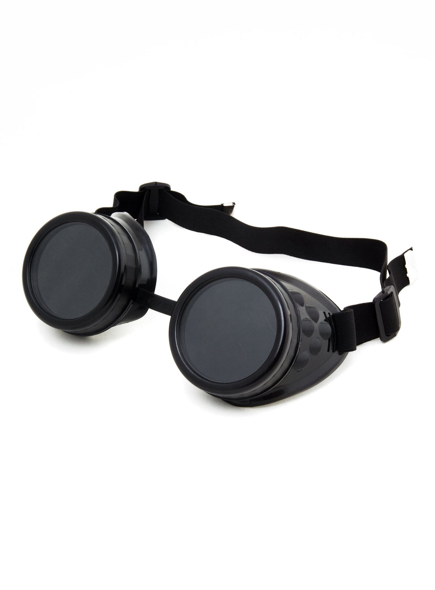 Metamorph Kostüm Steampunk Schweißerbrille schwarz