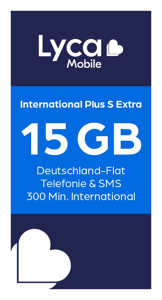 International Plus S Extra Prepaidkarte