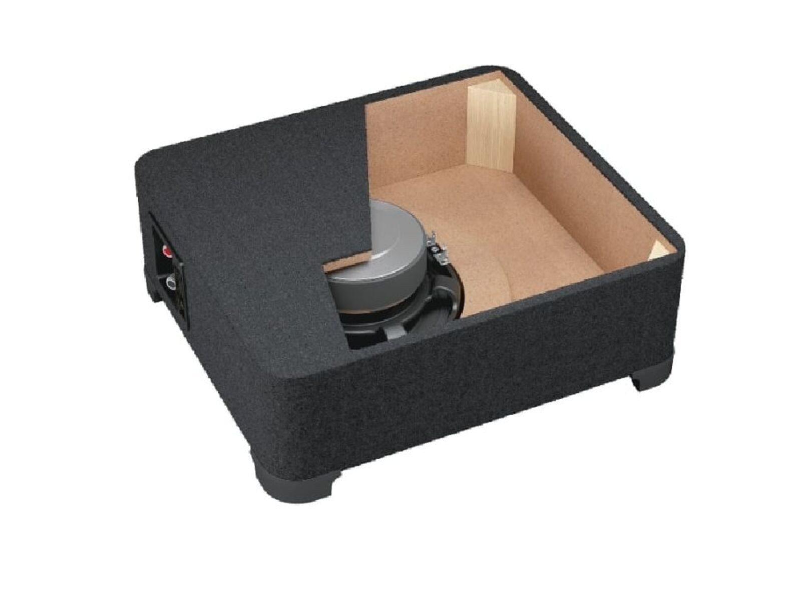 Audison APBX 10 DS 25cm Gehäuse Subwoofer Auto-Subwoofer (400 W, max.: W 25 cm)