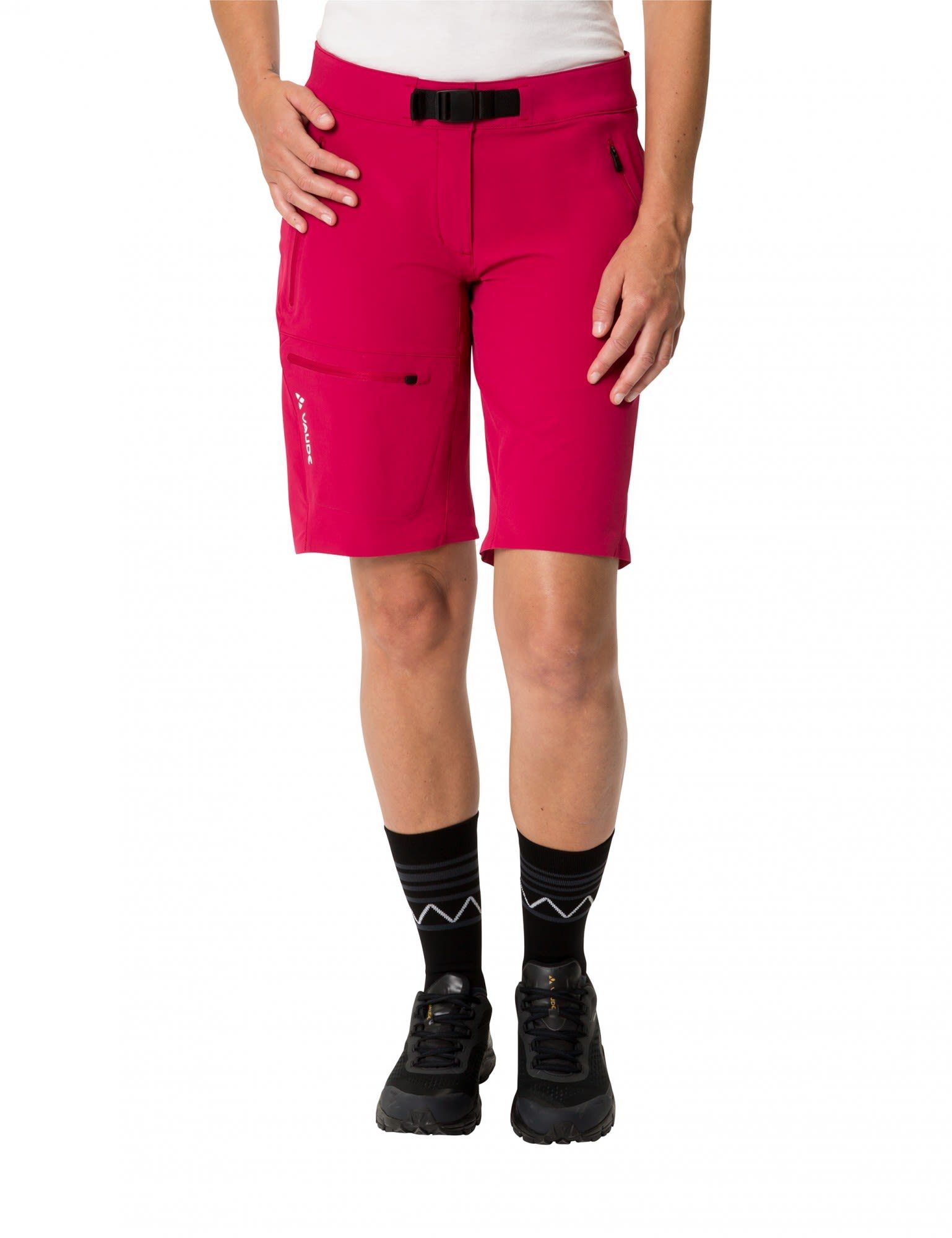 Damen Strandshorts Womens Shorts Red Vaude Uni Shorts VAUDE Crimson Badile