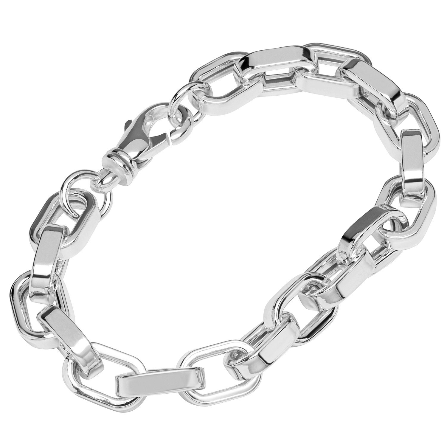 Silberarmband Armband 925 Sterling Silber 22cm Noblesse Hohlkett