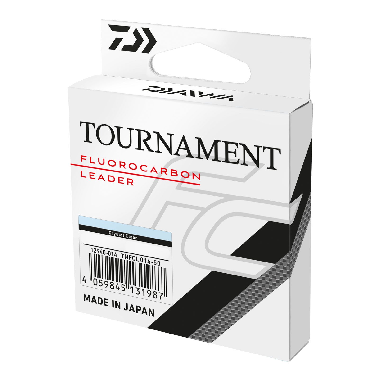 Daiwa Vorfachschnur, 28 m Länge, Daiwa Tournament Fluorocarbon Leader 0,45mm 28m Vorfachschnur
