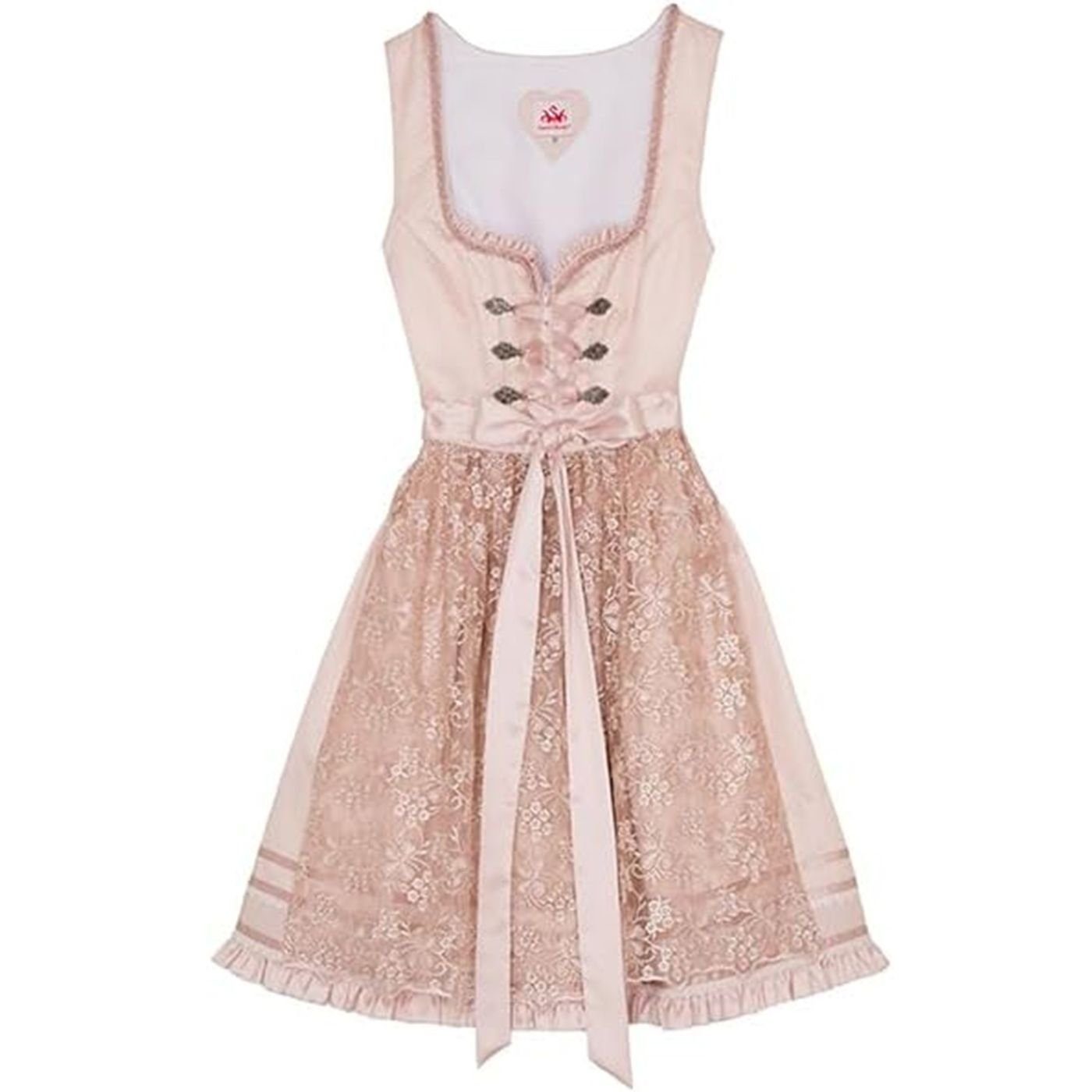 Spieth Betsy-Dirndl Kleid Trachtenkleid Dirndl Midi-Dirndl 2-teiliges kurz Creme & Dirndl Wensky kurz