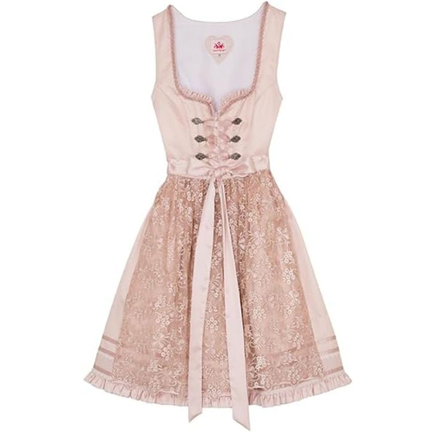 Spieth & Wensky Dirndl Betsy-Dirndl kurz 2-teiliges Midi-Dirndl Kleid Dirnd günstig online kaufen