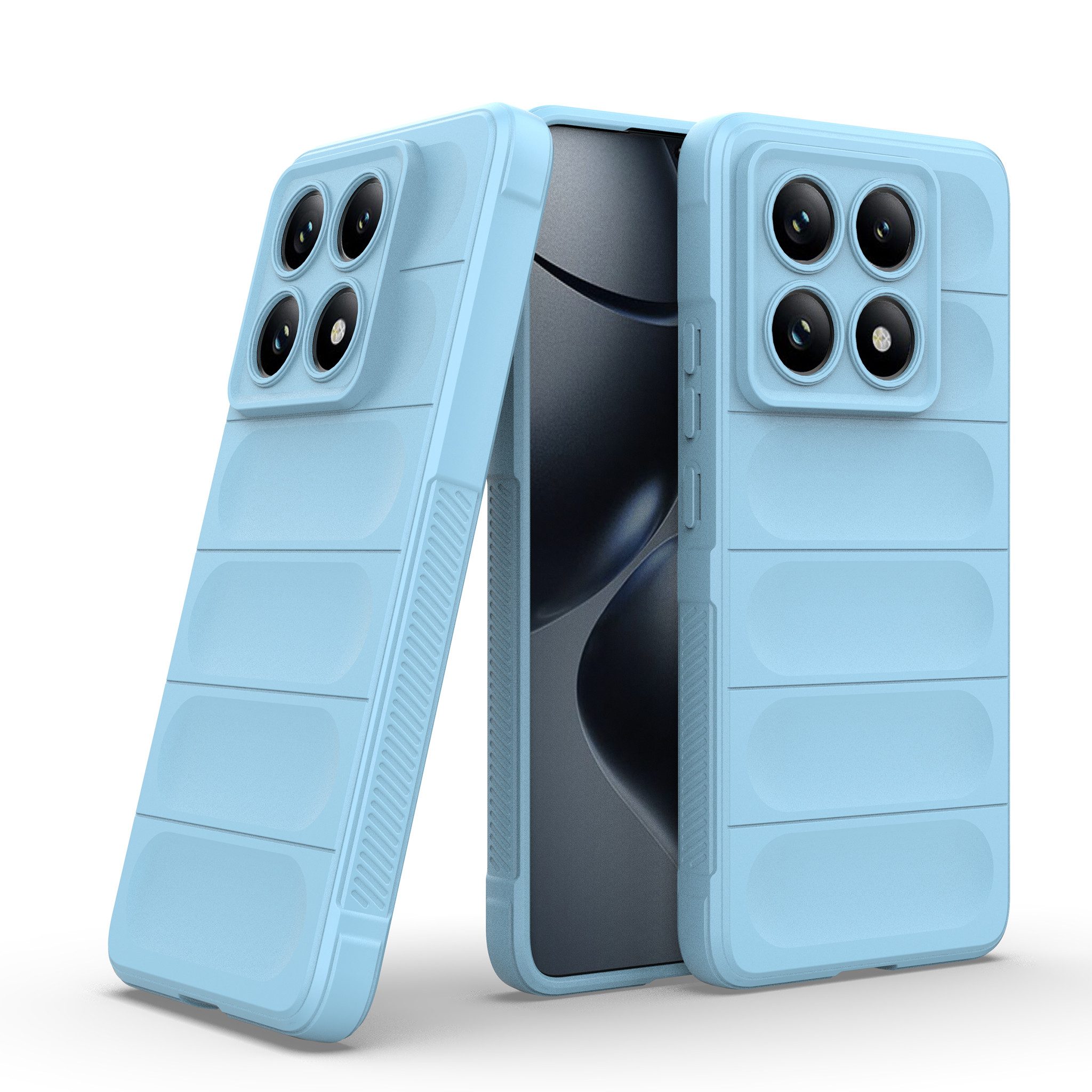 Tec-Expert Handyhülle Cover Hülle für Xiaomi 14T Pro 6.67 Zoll, 6.67, Case mit Griffzonen und Mikrofaser Inlay