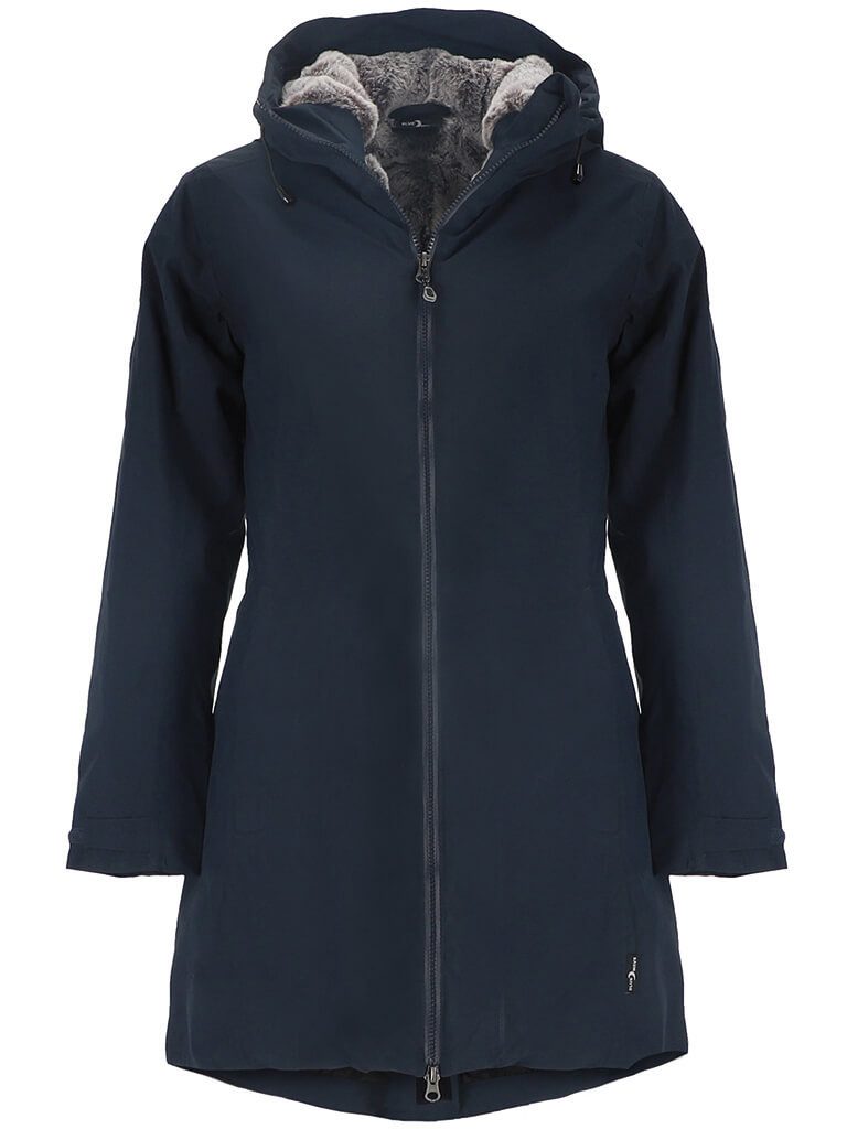 Blue Wave Funktionsjacke Damen Funktionsparka Nicola mit Fellimitat - wasse günstig online kaufen