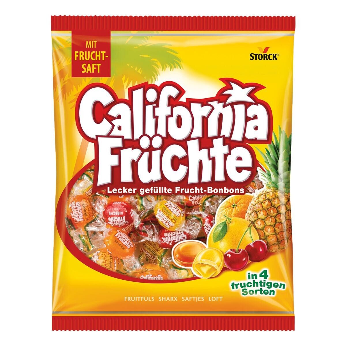 STORCK Süßigkeit California Früchte, Fruchtbonbons, 425 g