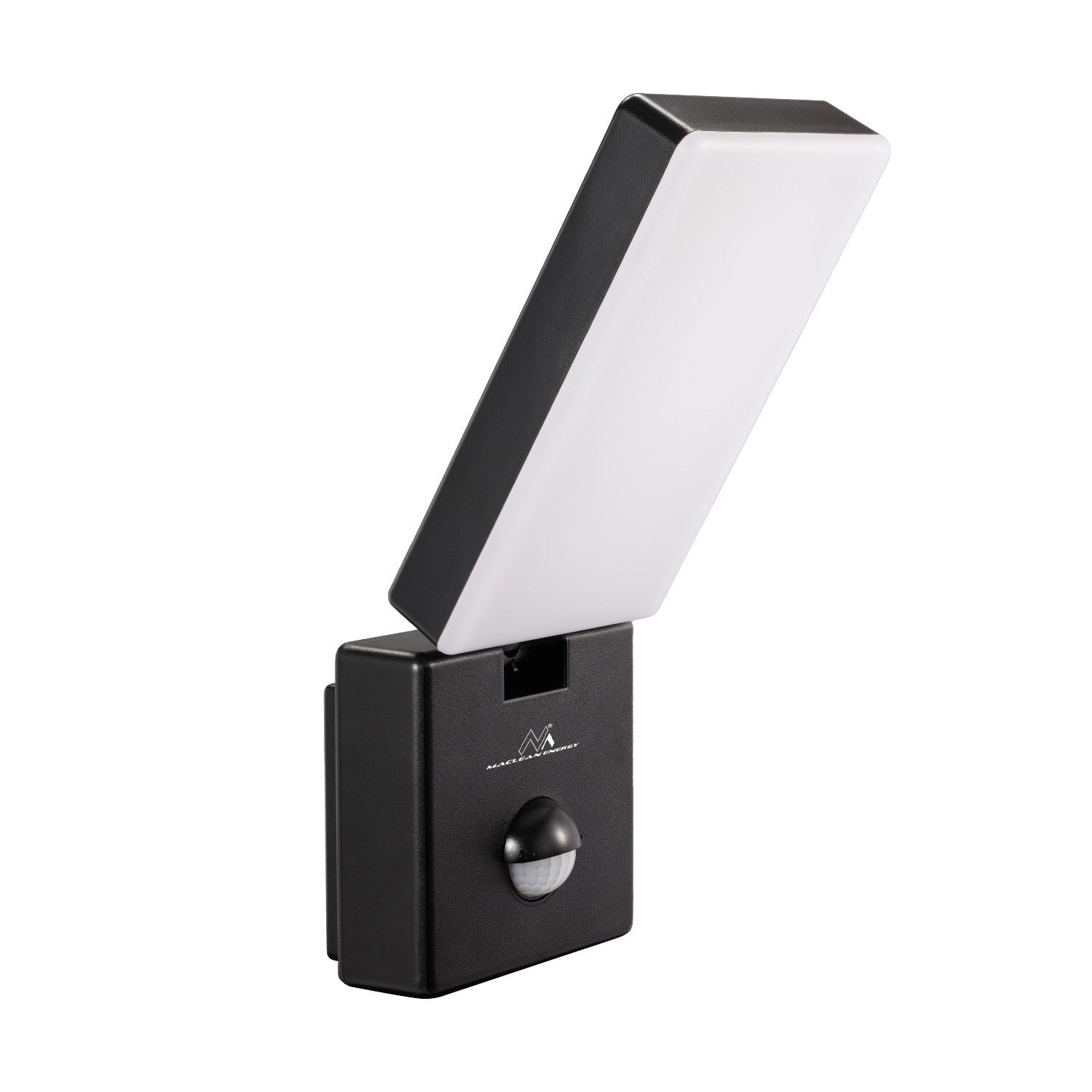 Maclean LED Außen-Wandleuchte MCE516 rechteckige Wandlampe mit Bewegungsmelder, LED fest integriert, neutralweiß, 10 W 800 lm IP65 für Garten, Terrasse und Hauseingang
