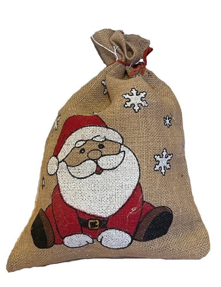 RIFFELMACHER & WEINBERGER Weihnachtsmann Sack Nikolaus aus Fein-Jute