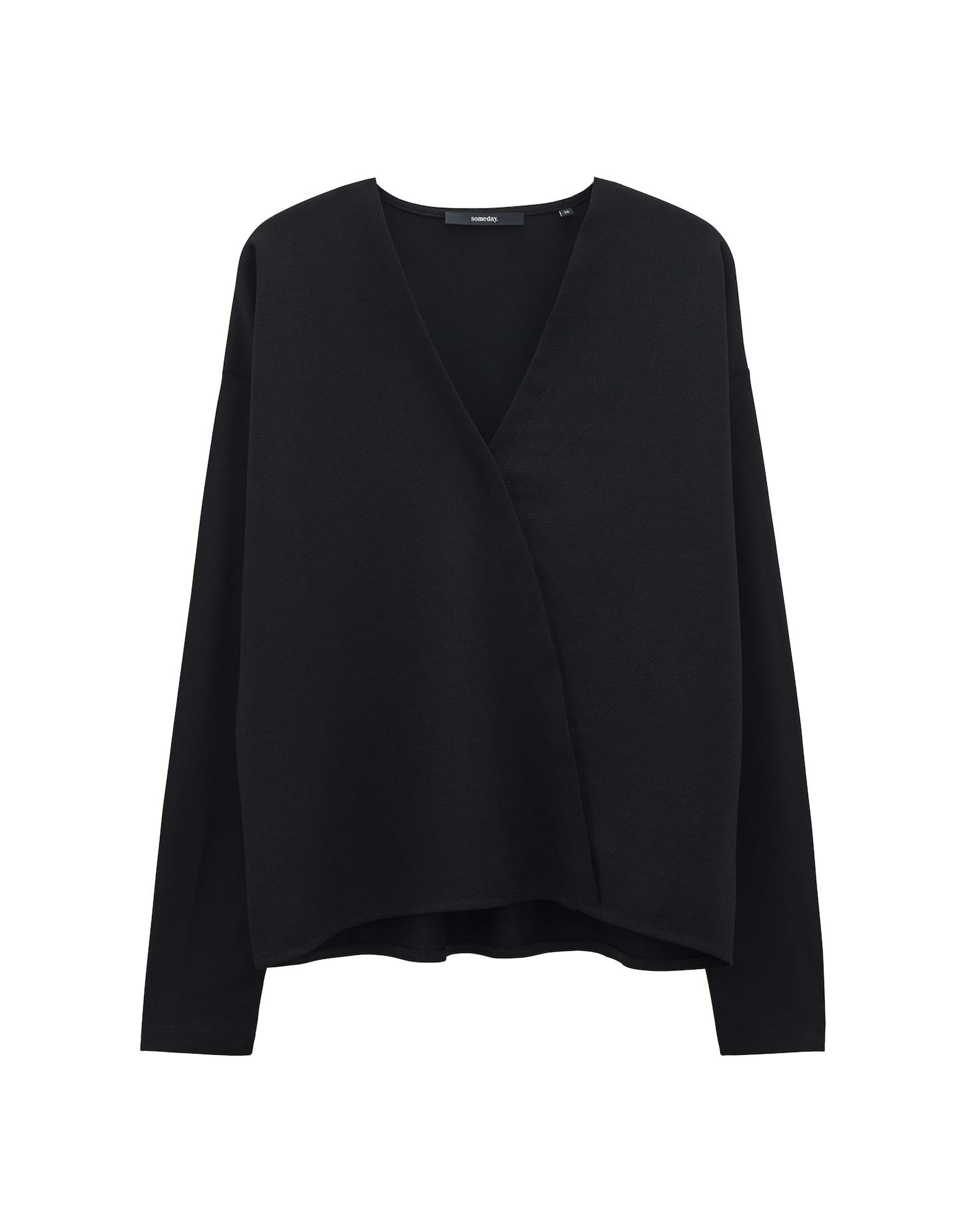 someday Shirttop Wickelshirt KETANA Regular aus Material Mix günstig online kaufen