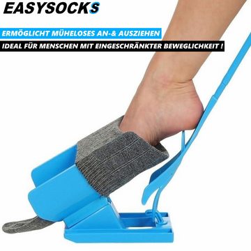 MAVURA Anziehhilfe EASYSOCKS Sockenanziehhilfe Strumpfanzieher Strumpfanziehhilfe, Sockenhilfe Sockenanzieher Socken anziehen Hilfe Strümpfe