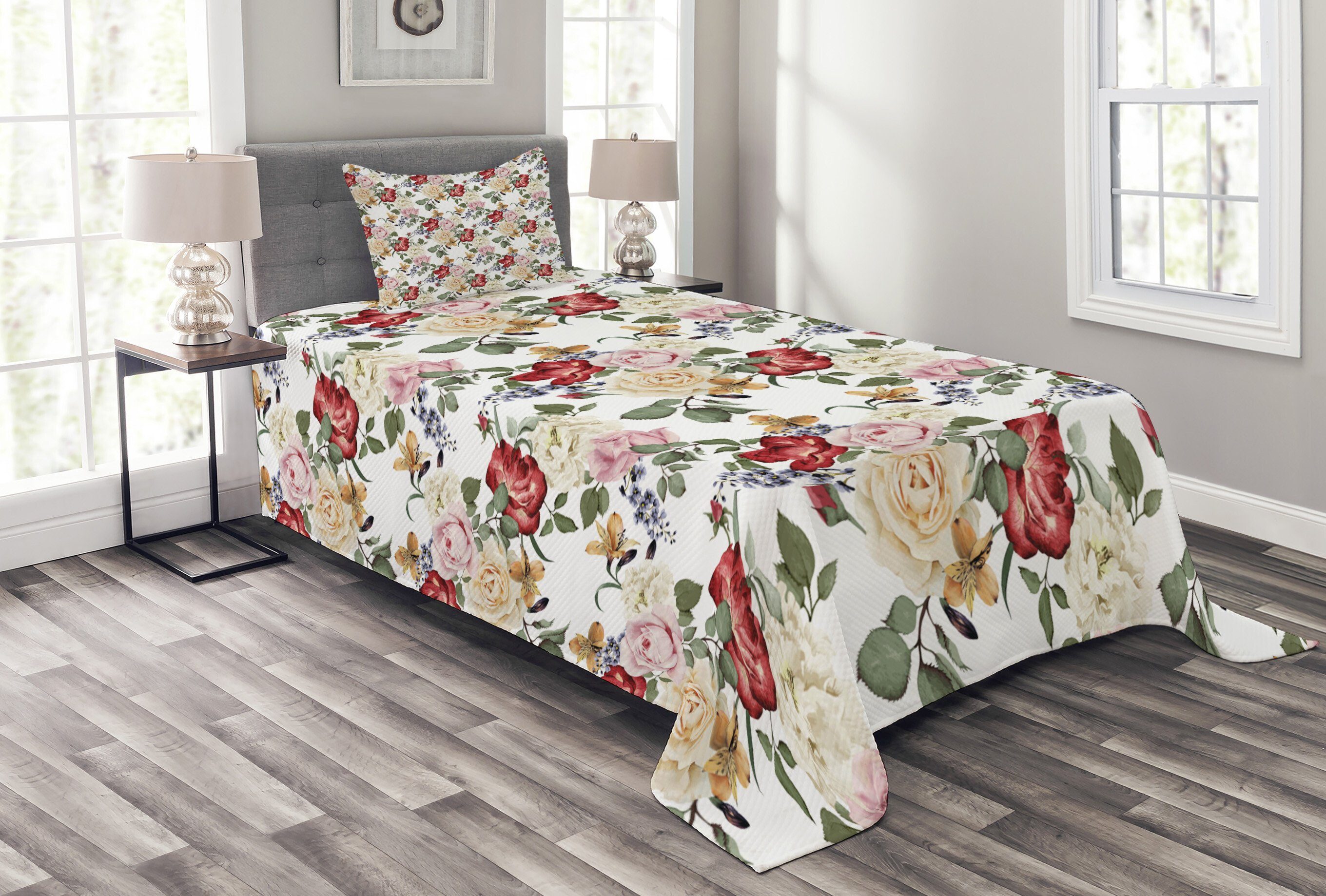 Degrees Home Alegria Tagesdecke 230x260 Cm – Microfaser, Ultraschallversiegelt – Für Frühling & Sommer