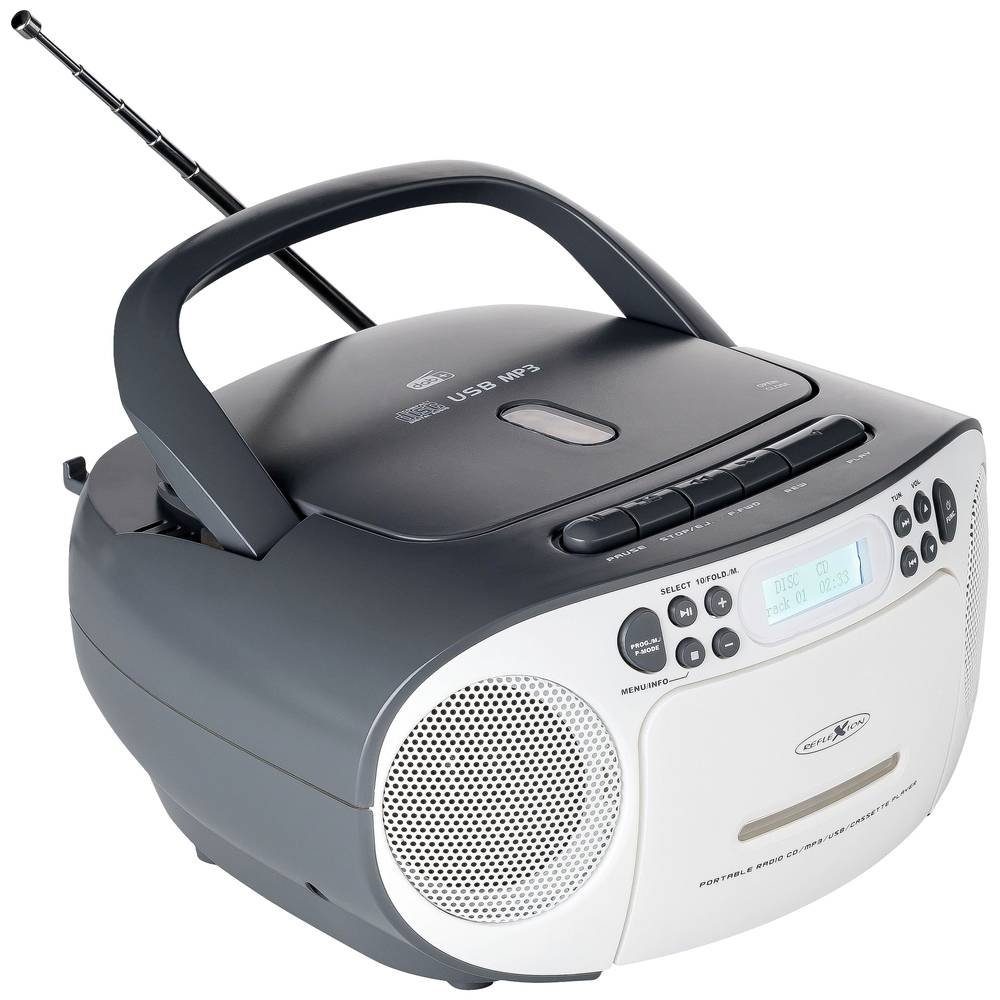 Reflexion RCR2260DAB CD-Radio DAB+, DAB, UKW AUX, CD, DAB+, Kassette Radio
