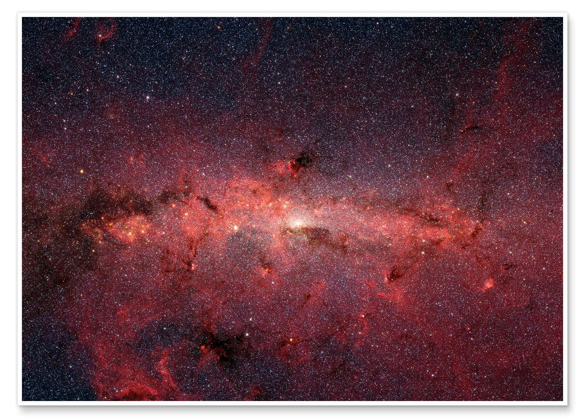 Posterlounge Wandbild, Das Zentrum der Milchstraße