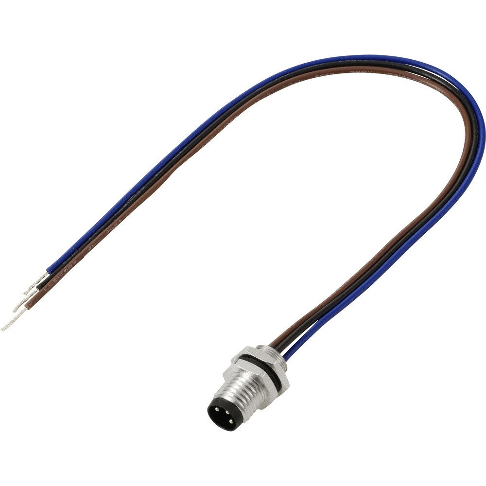 TRU COMPONENTS Steckdose TRU COMPONENTS TC-13751968 Anschlussleitung M8 x 1 Stecker, gerade 0.2, TC-13751968