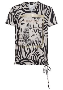 Laura Scott T-Shirt mit Animalprint - NEUE KOLLEKTION