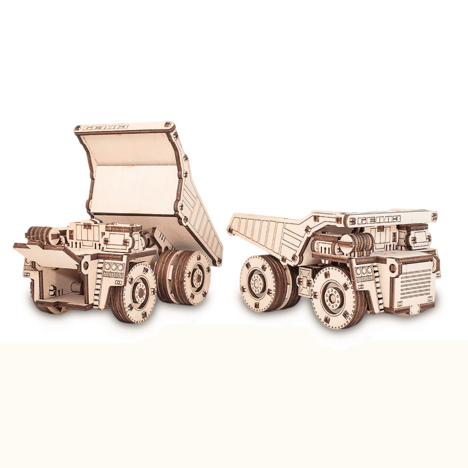 Eco Wood Art 3D-Puzzle Belaz Mini 3D Puzzle, 105 Puzzleteile