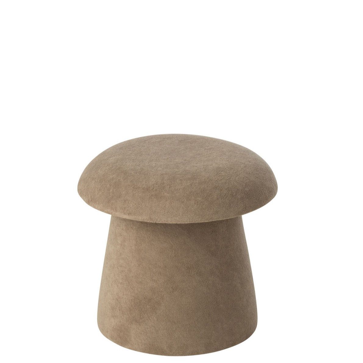 J-line Hocker Hocker mit Stauraum Stoff beige 40x40x37 cm (1 Hocker), Deckel abnehmbar für Stauraum, kleine Sitzgelegenheit
