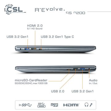 CSL R'Evolve C15 v3 Notebook (39,6 cm/15,6 Zoll, 500 GB SSD)