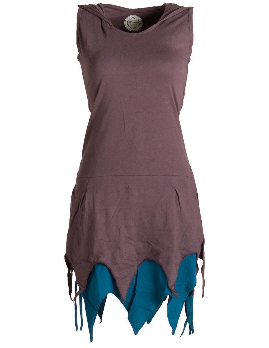 Vishes Zipfelkleid Ärmelloses Kleid im Lagenlook günstig online kaufen