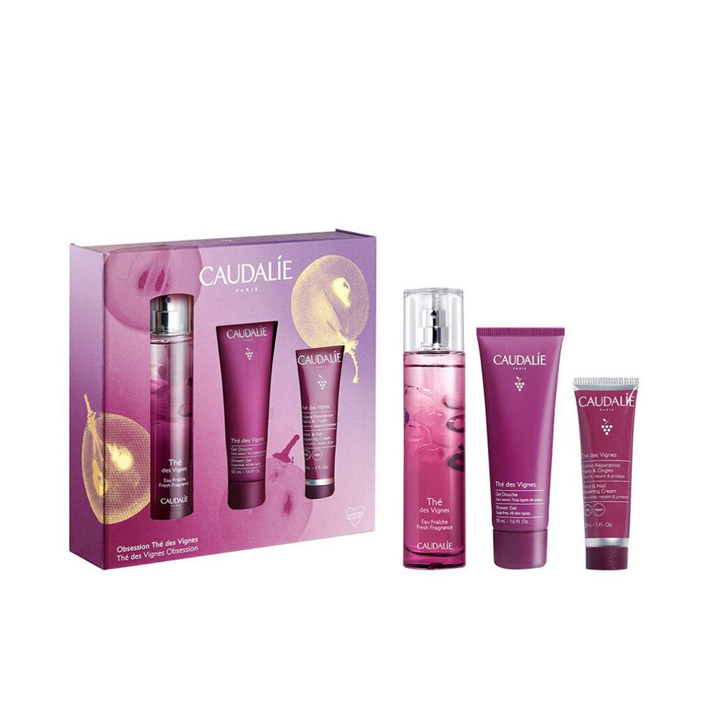 Caudalie Eau Fraiche THÉ DES VIGNES EAUX FRAICHES 3-teiliges Set
