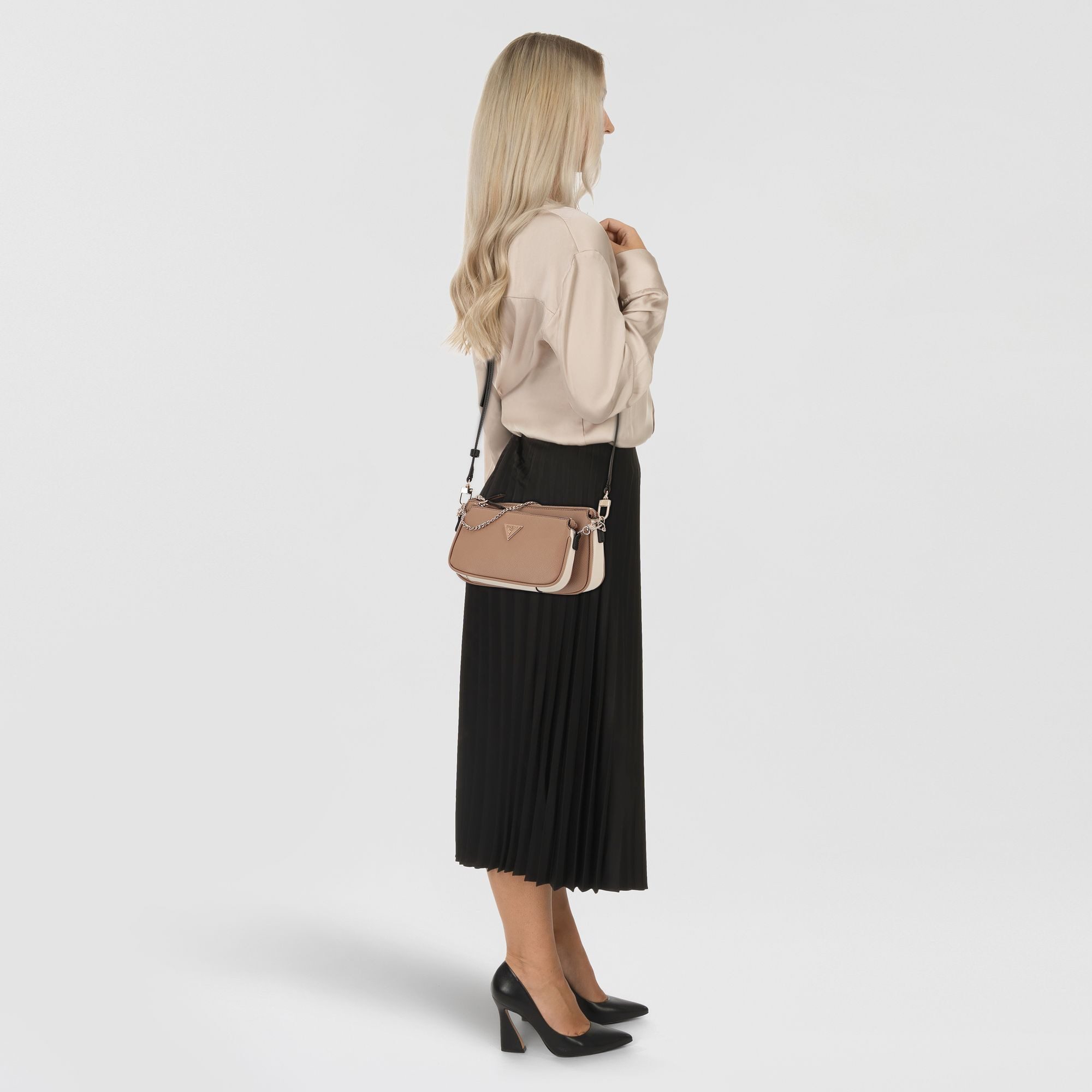 Guess Schultertasche Noelle II, Polyurethan günstig online kaufen