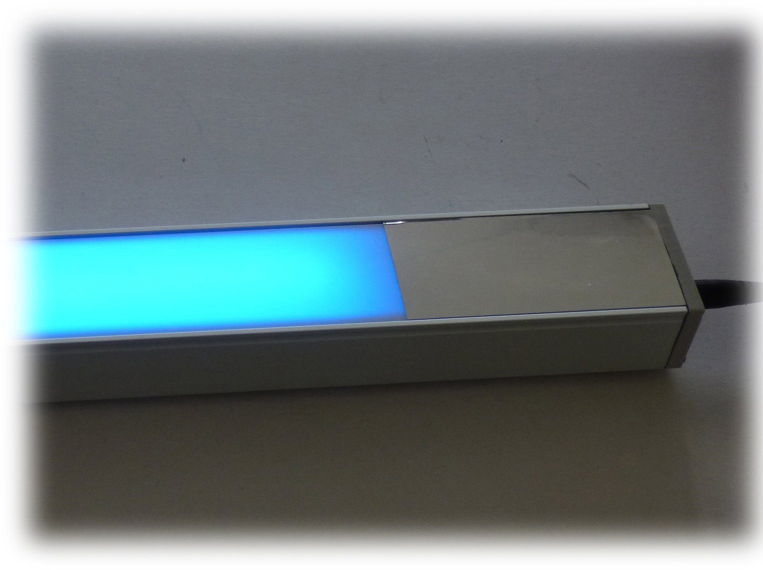 XENON LED Wandleuchte 5891 SMART +4Zonen LED ALU 1,5m Leuchte 43x30mm RGB inkl. Netzteil, LED, Xenon
