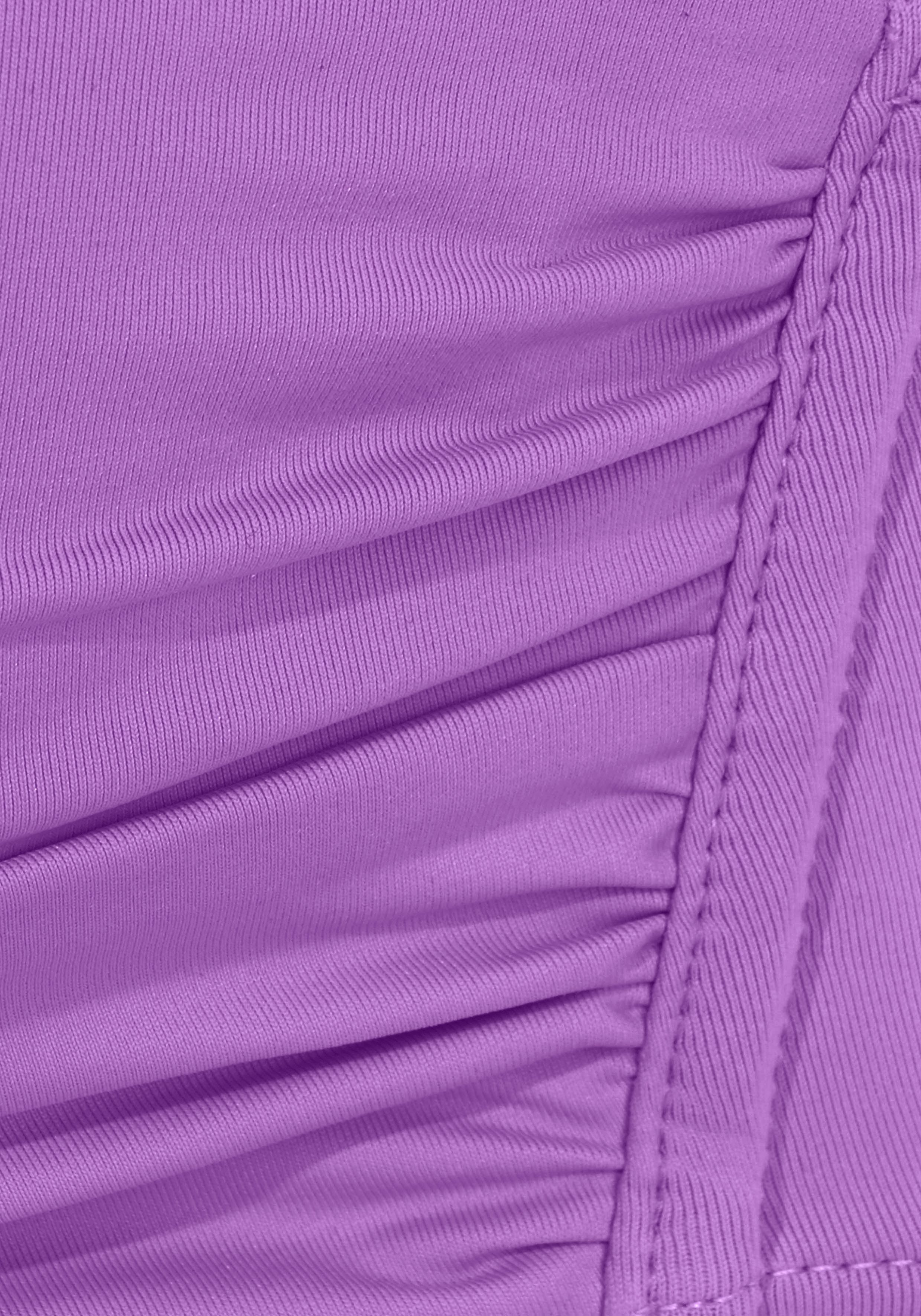 s.Oliver Bandeau-Bikini-Top Spain, in unifarben mit Wickeloptik