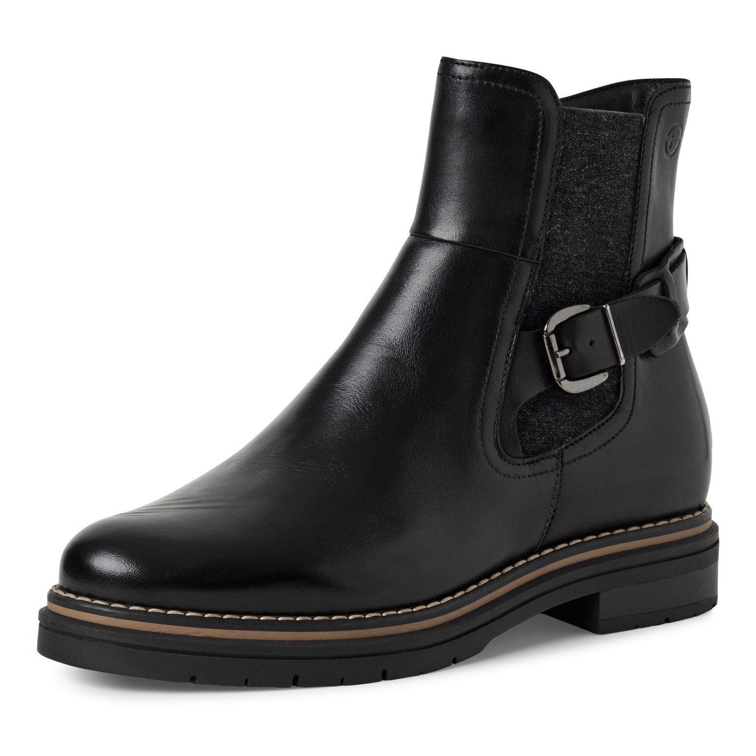 Tamaris Chelseaboots, Blockabsatz, Businessschuh, Stiefelette mit Touch It-Ausstattung